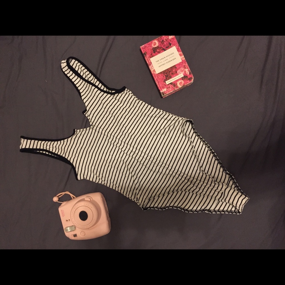 Out From Under Striped Bodysuit